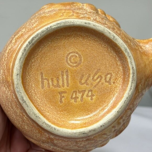 Vintage Hull Peach Ceramic Bird Planters - Picture 10 of 10